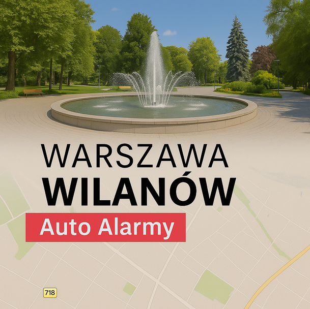 Warszawa Wilanów autoalarmy