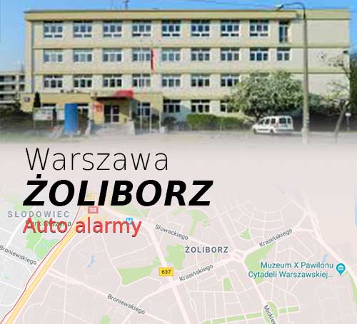 Warszawa Żoliborz autoalarmy